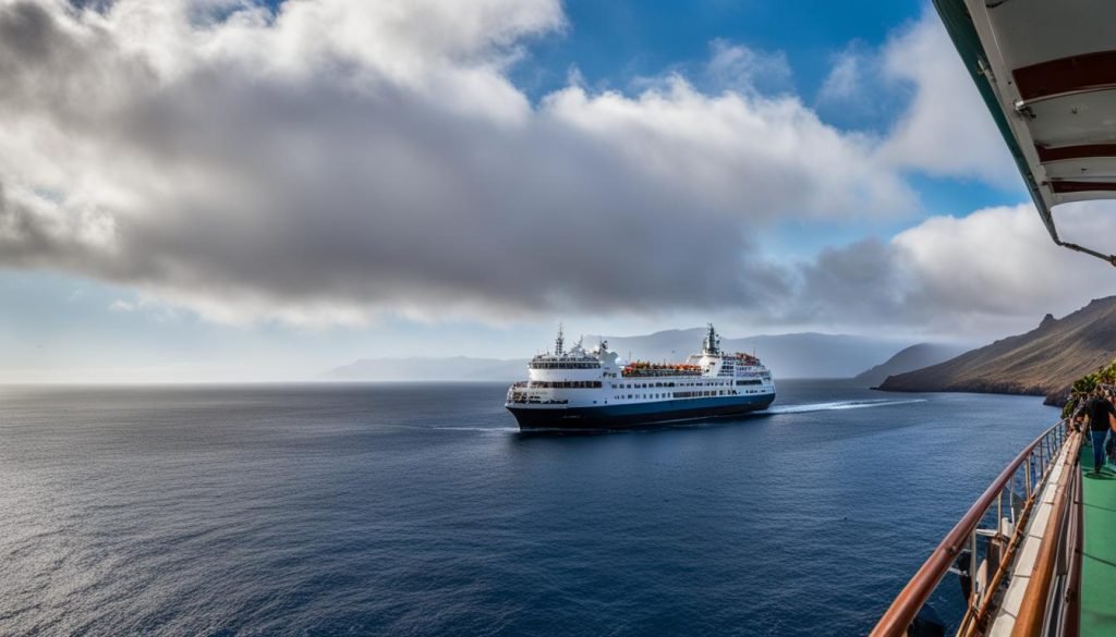 La Gomera ferry in March