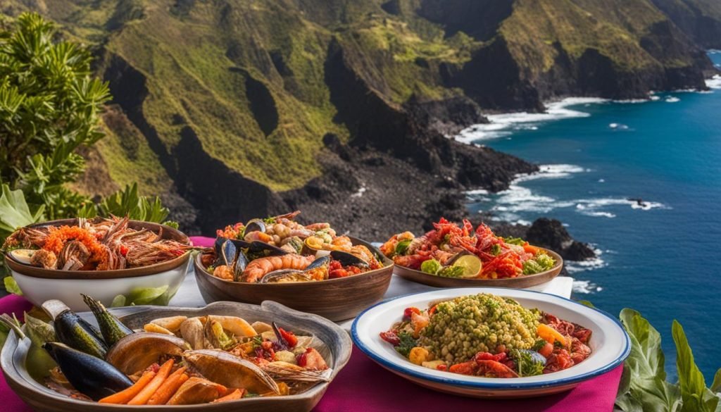 La Palma traditional dishes in June