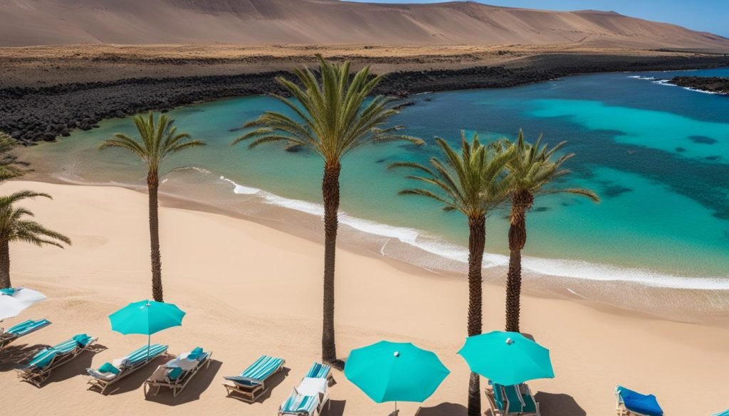 Lanzarote beaches in March