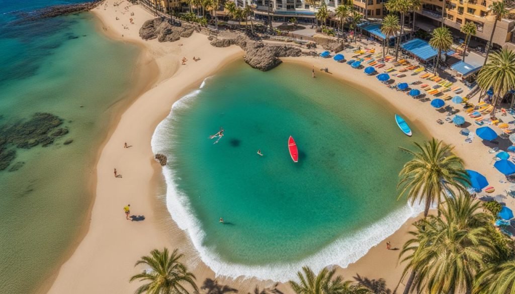 swimming in Gran Canaria