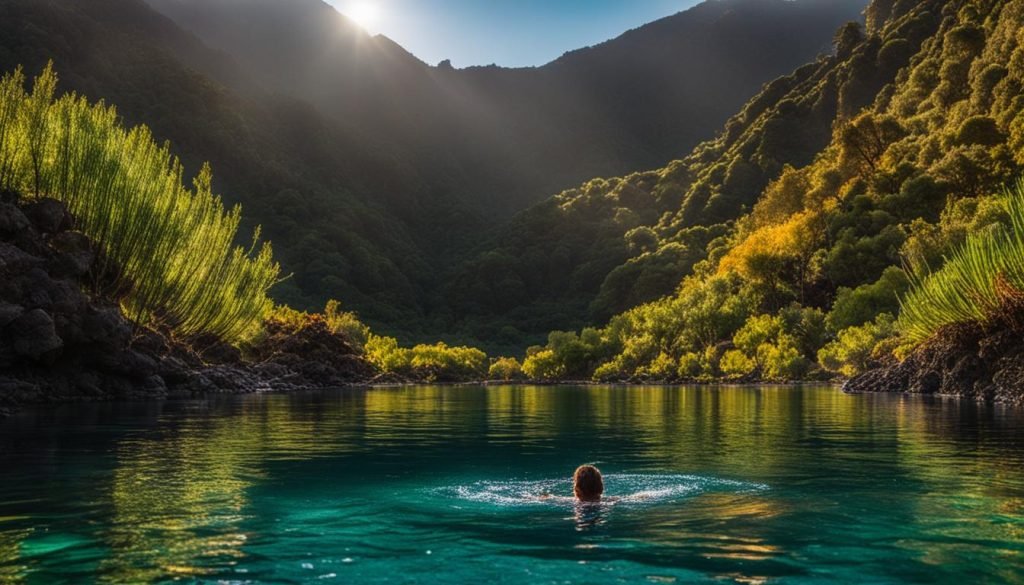 swimming in La Palma