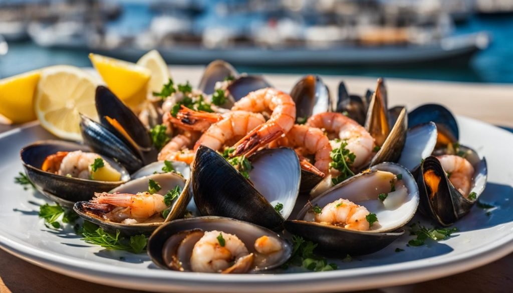 Local seafood dishes in Calpe